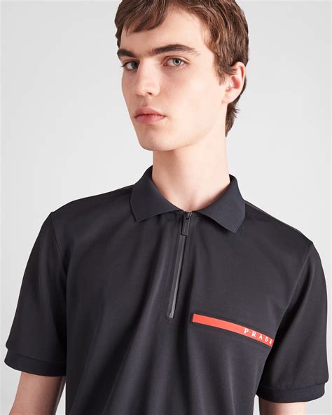 prada polo t shirt|prada t shirt men's sale.